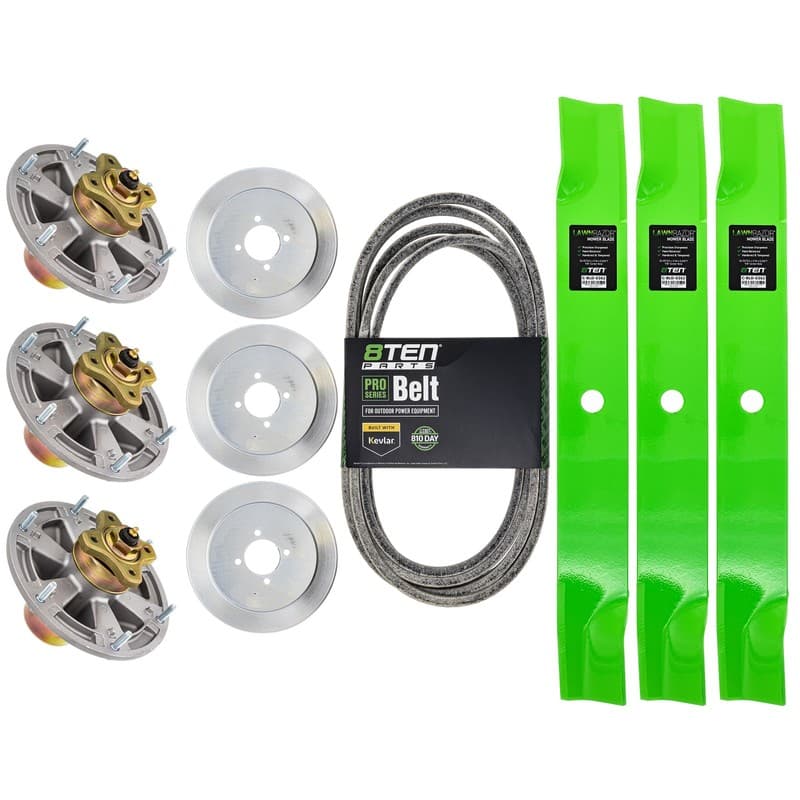 8TEN Blade Spindle Belt Kit for John Deere Ztrak Z960M Z950M 72-Inch TCU15882