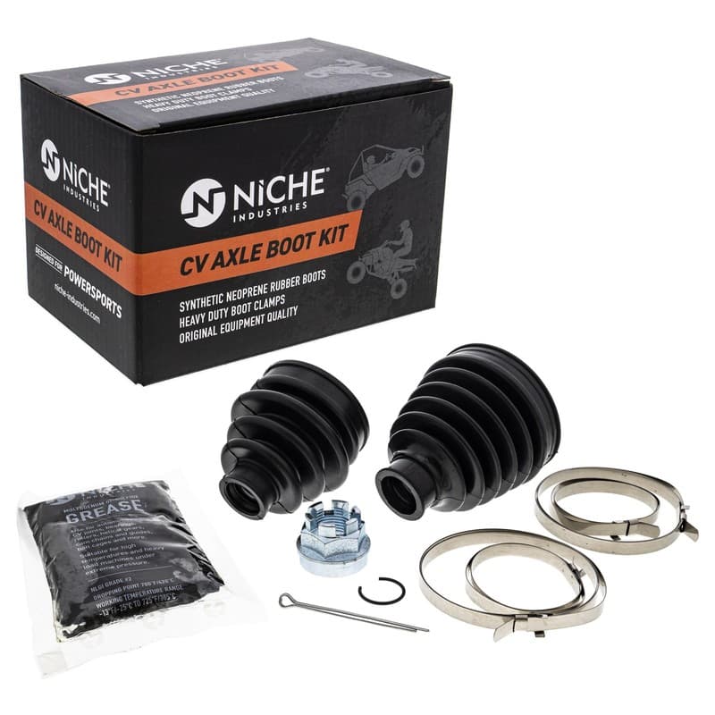NICHE Front CV Axle Boot Kit for Kawasaki Brute force 750 650 49006-0017 ATV