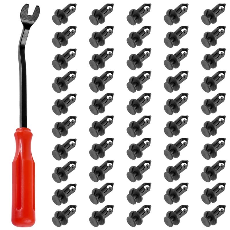 50 Fender Rivet Clips w/ Tool for Polaris General 1000 / General 4 1000 7661855