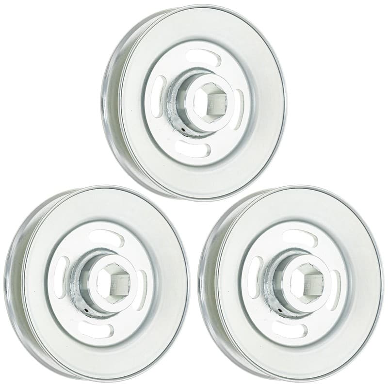 8TEN Deck Spindle Pulley for Kubota Z411KW-3 Z412KW 48-Inch K5591-34580 3 Pack
