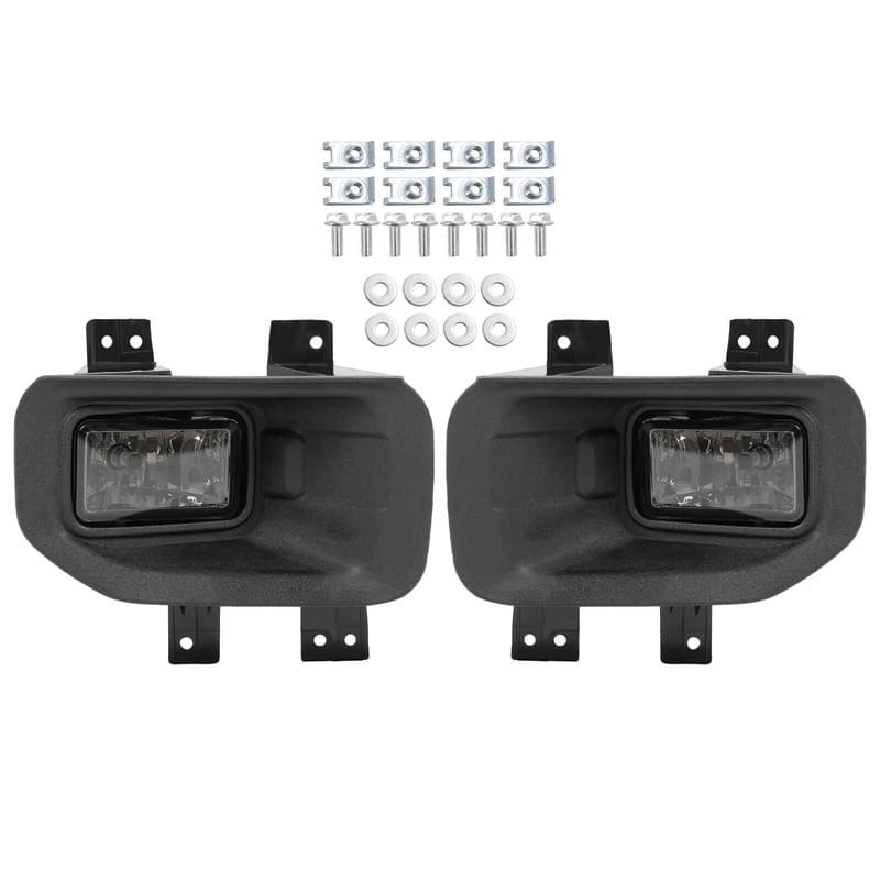 LH&RH Side Smoke Fog Lights Driving Lamps With Bulbs For Ford F150 F-150 2015-17