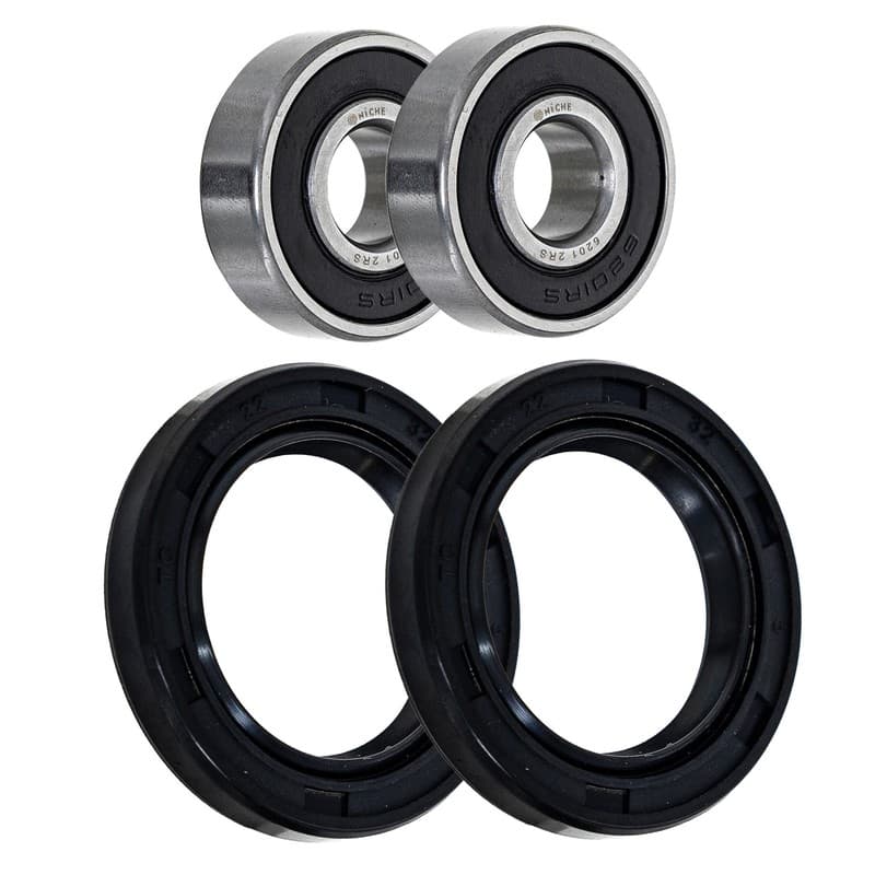 NICHE Wheel Bearing Seal Kit for Yamaha YZ65 YZ85 Kawasaki Z125 Pro 6201-2RS
