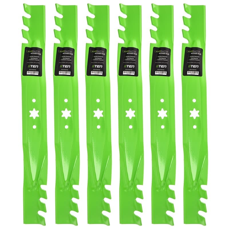 LawnRAZOR Toothed Blade for Cub Cadet LTX1040 RZT42 LT1042 1600 XT1-LT42 6-Pack