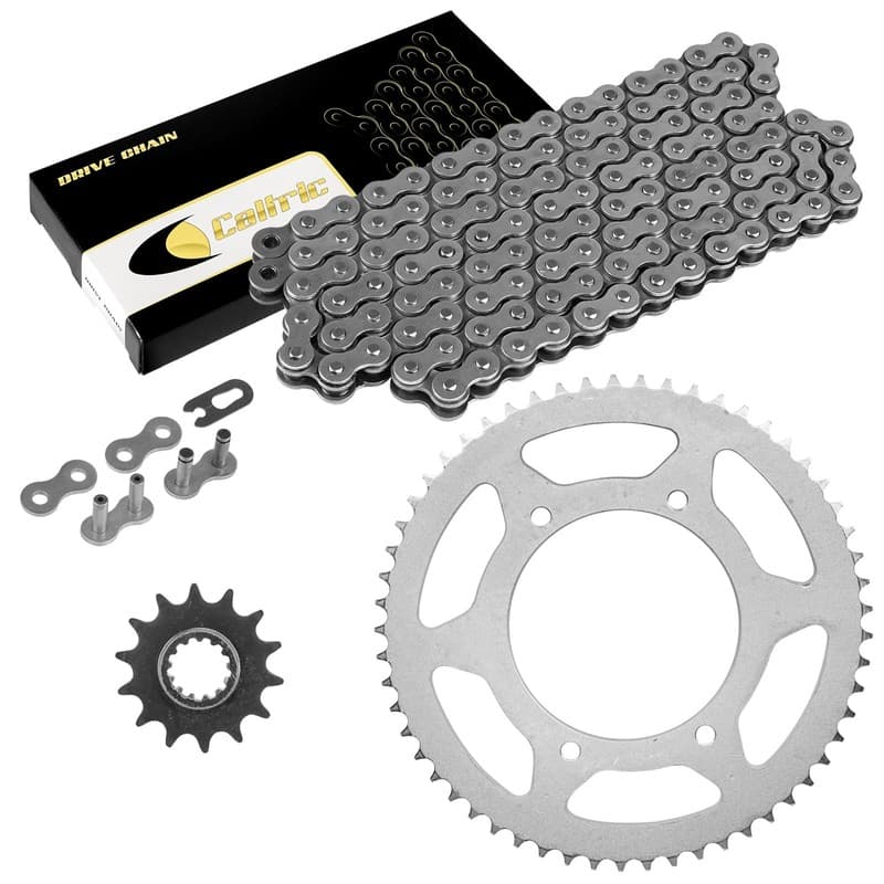 Drive Chain & Sprockets Kit for Kawasaki KLX125L 2003 2004 2005 2006