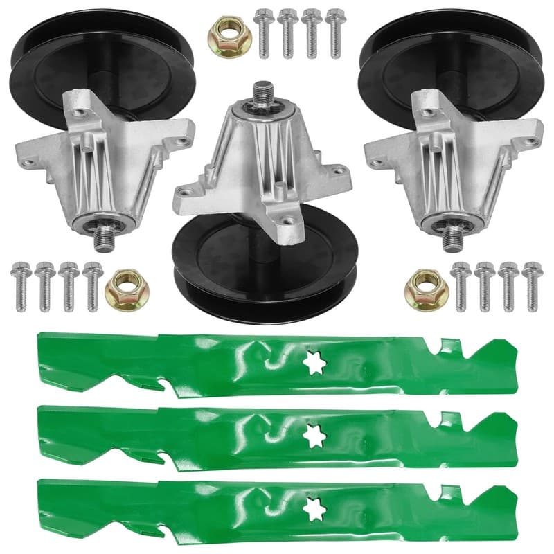 60" Deck Spindle Blade Kit For Cub Cadet Ultima ZT1 ZT2 ZT3 ZTS2 Z2 Z3