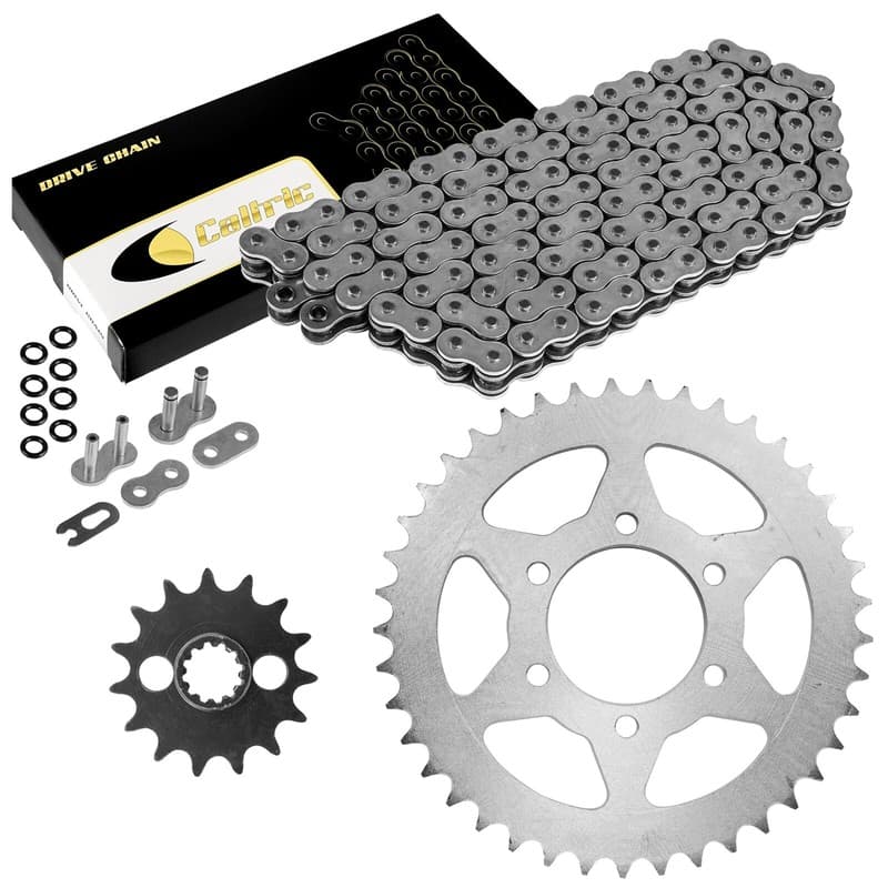O-Ring Drive Chain & Sprockets Kit for Kawasaki KZ1000P KZ1000J KZ1000R 1981-01