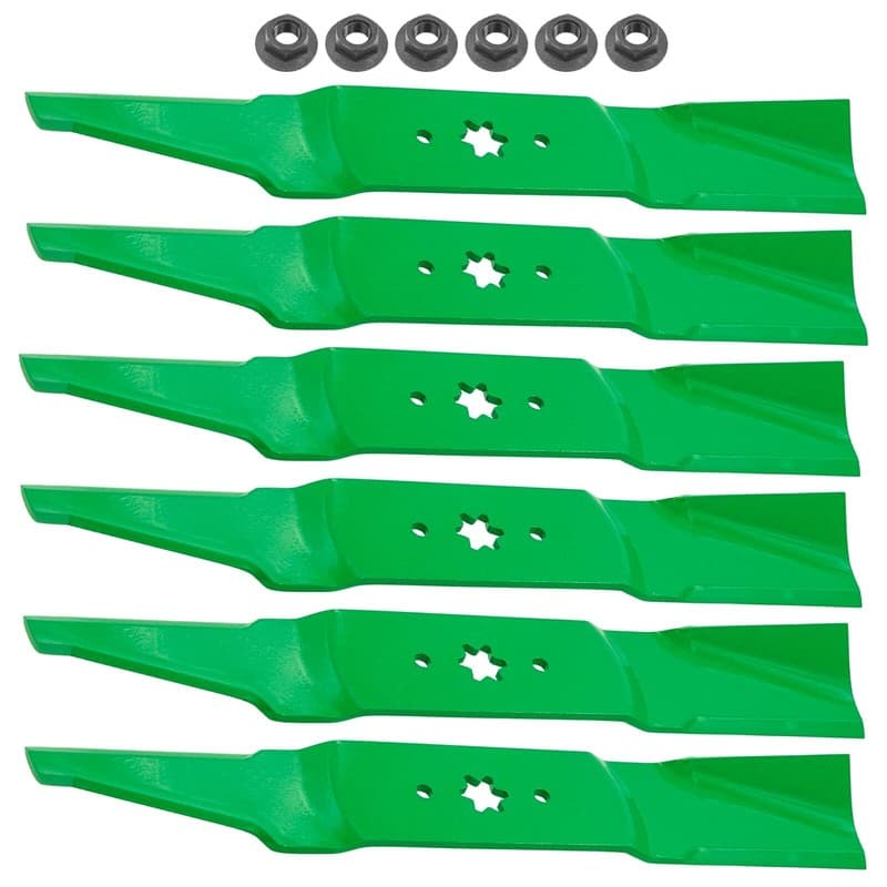 742-0623 Deck Blade & Nut For White Outdoor 190-993-000 GT-225 GT-2550 50" x6