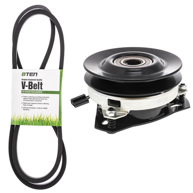 8TEN Belt & PTO Clutch Kit for Scag SW-14KA SW-14KH SW-16BV SW-18BV