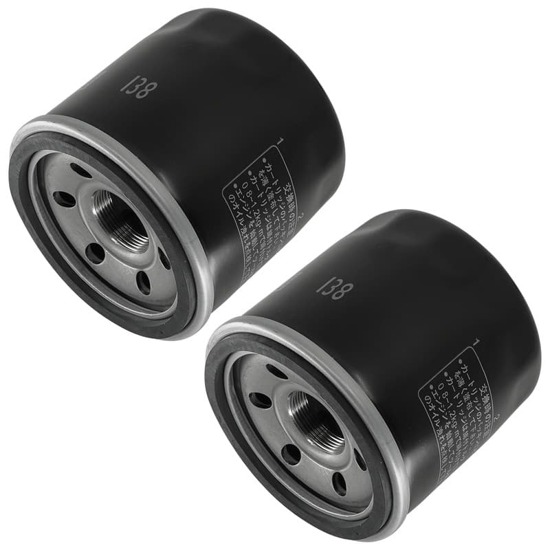 2 Pack Oil Filter for Suzuki LT-A500 Fb Fc F Vinson Auto 4X4 Camo 500 2004-2007