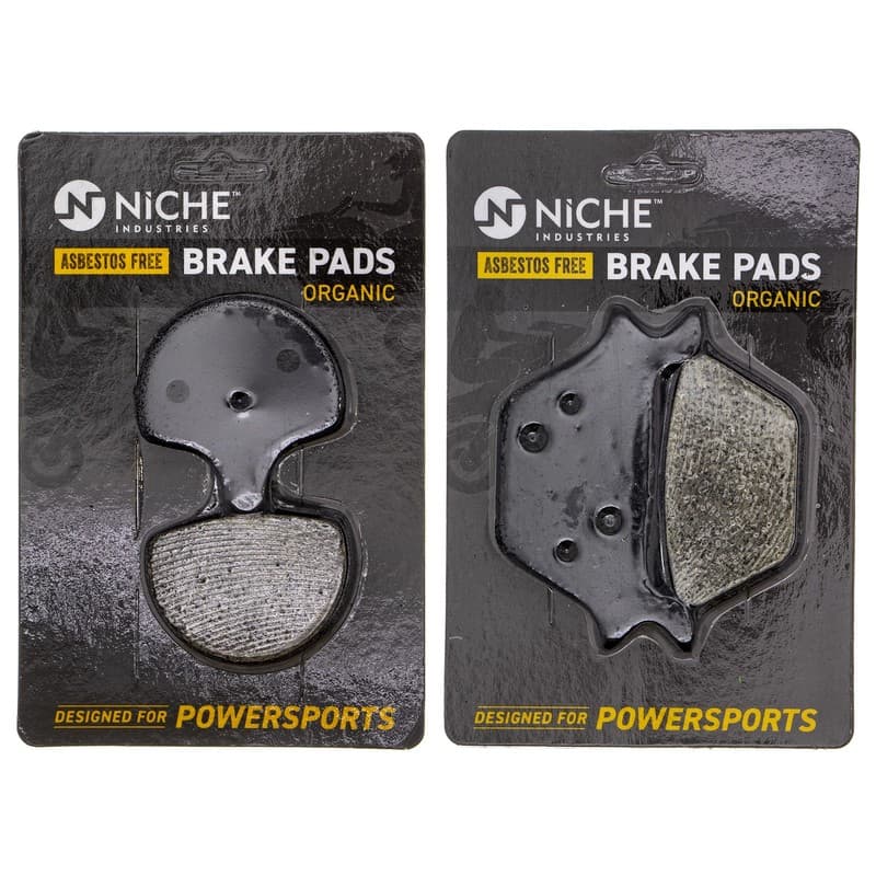 NICHE Brake Pad Set for Harley-Davidson Dyna Softail Heritage Front Rear Organic