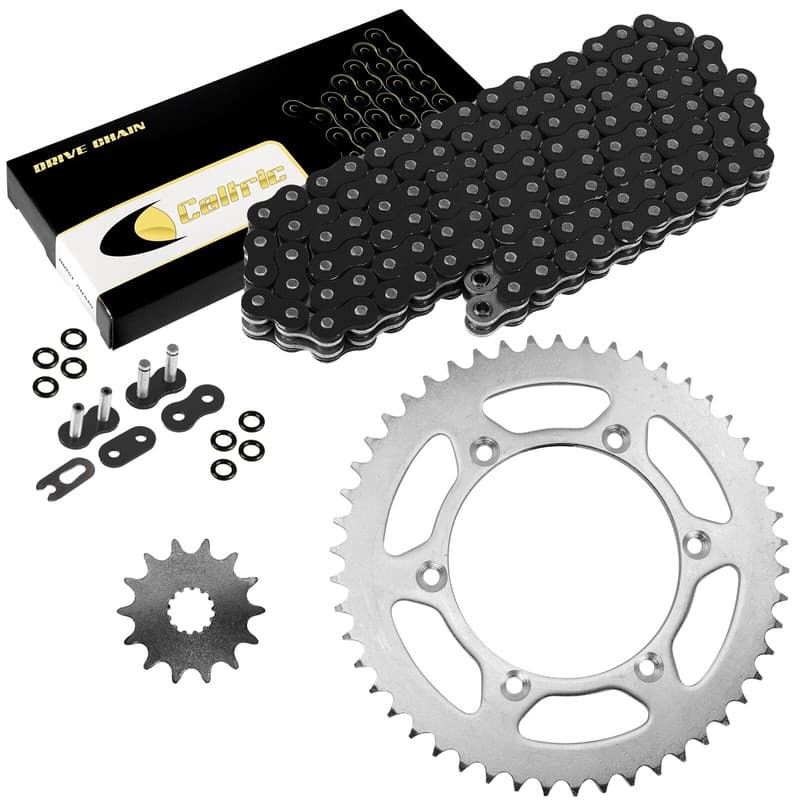Black O-Ring Drive Chain & Sprockets Kit for Yamaha YZ250 1999-2017