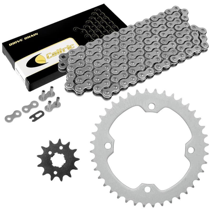 Drive Chain & Sprockets For Yamaha Banshee 350 YFZ350 1988 520 Pitch 104 Link