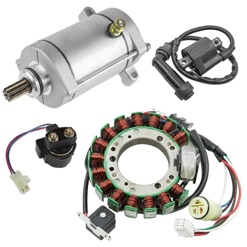 Stator for Yamaha Grizzly 600 YFM600 Starter Solenoid Ignition Coil 1999-2001