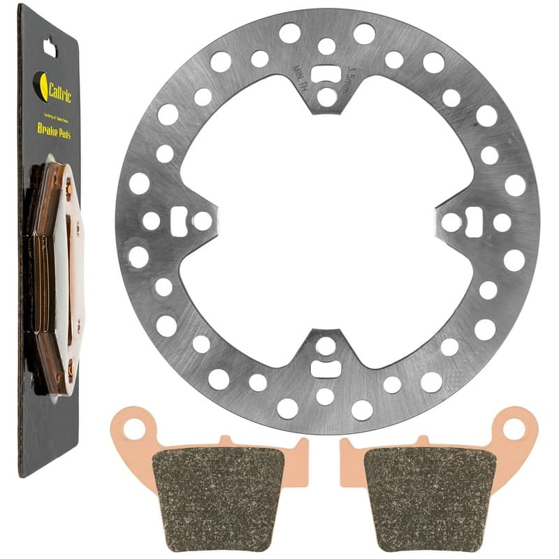 Rear Brake Disc Rotor w/ Sintered Pads For Honda CRF450X CRF450 2005 2006-2007