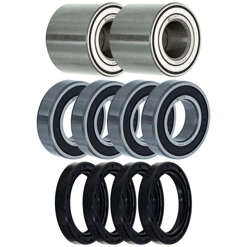 NICHE Wheel Bearing Seal Kit for Kawasaki Mule 2510 3000 3010 3020 4000 4010